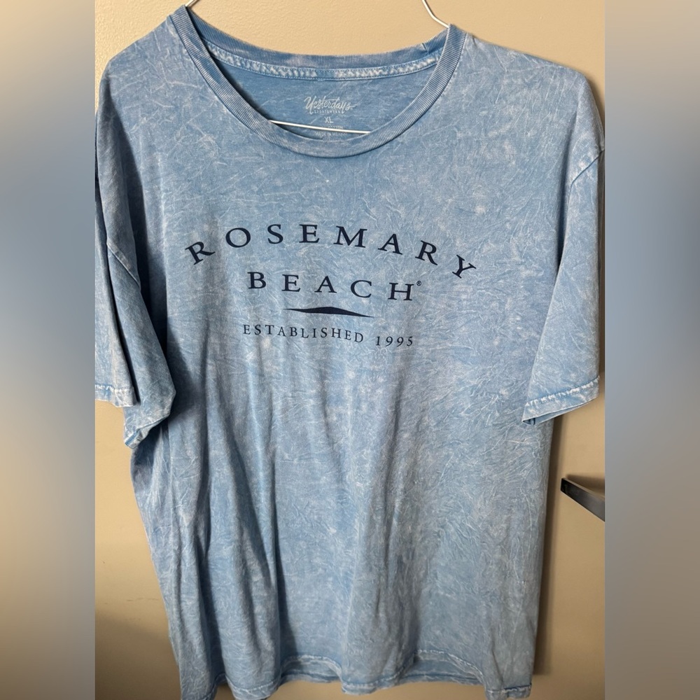 Rosemary Beach Blue T-Shirt-size XL